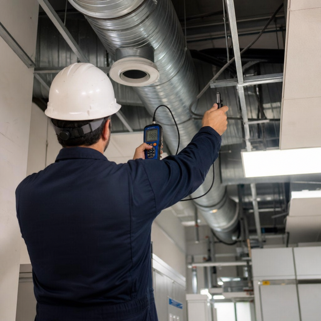 HVAC diagnostic assessment on commercial building in Surrey BC